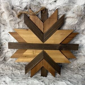 Chevron Rustic Wooden Wall Art